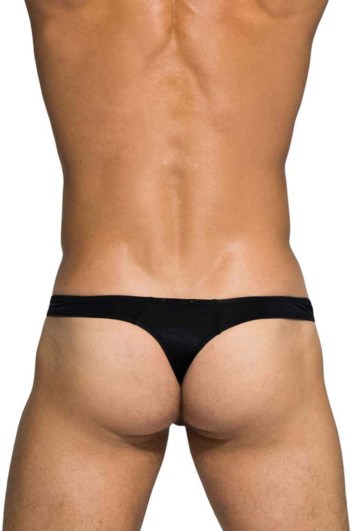 Clever Moda Private Structure DGEMU3545BT Desire Glaze Thong Color Black