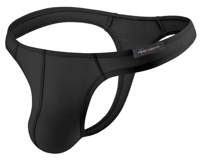 Clever Moda Private Structure DGEMU3545BT Desire Glaze Thong Color Black