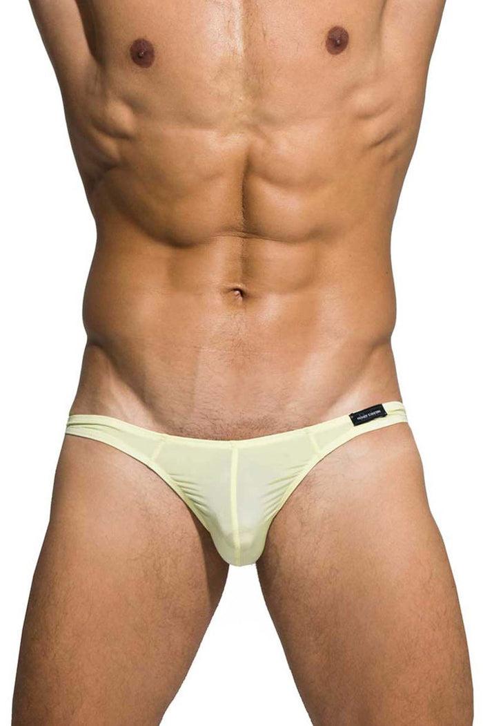 Clever Moda Private Structure DGEMU3545BT Desire Glaze Thong Color Lime