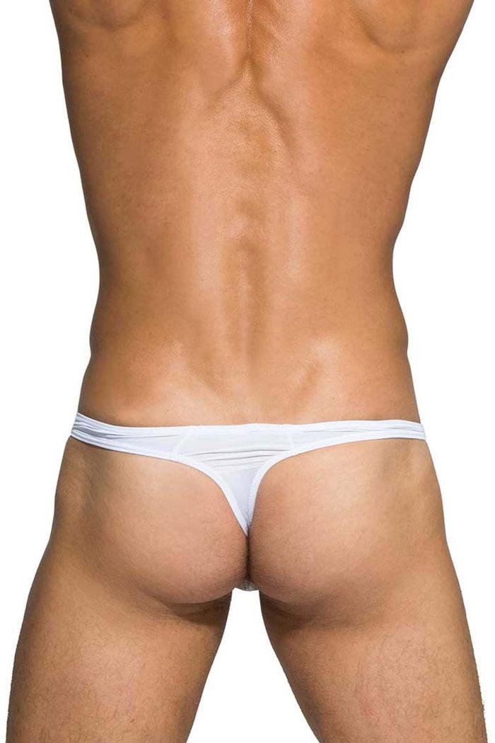 Clever Moda Private Structure DGEMU3545BT Desire Glaze Thong Color White