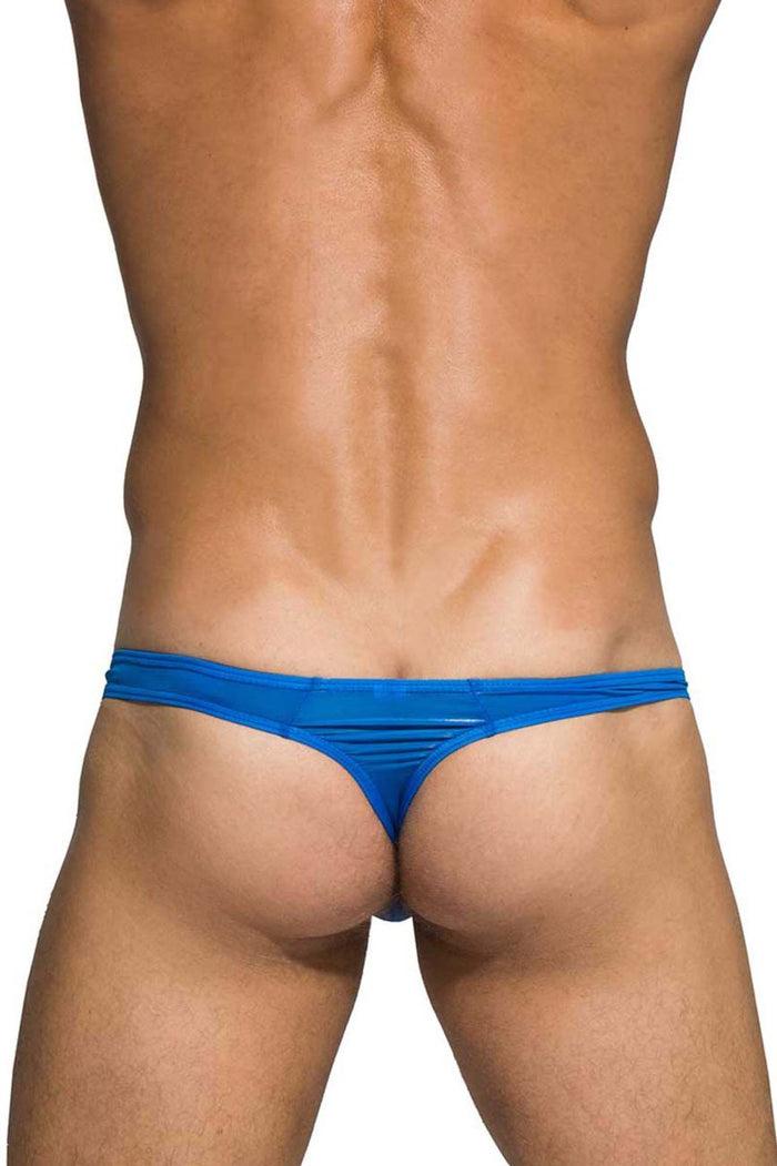 Clever Moda Private Structure DGEMU3545BT Desire Glaze Thong Color Blue