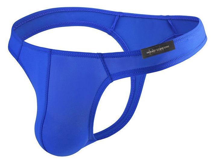 Clever Moda Private Structure DGEMU3545BT Desire Glaze Thong Color Blue