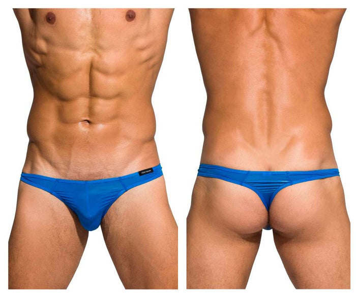 clever moda Private Structure DGEMU3545BT Desire Glaze Thong Color Blue