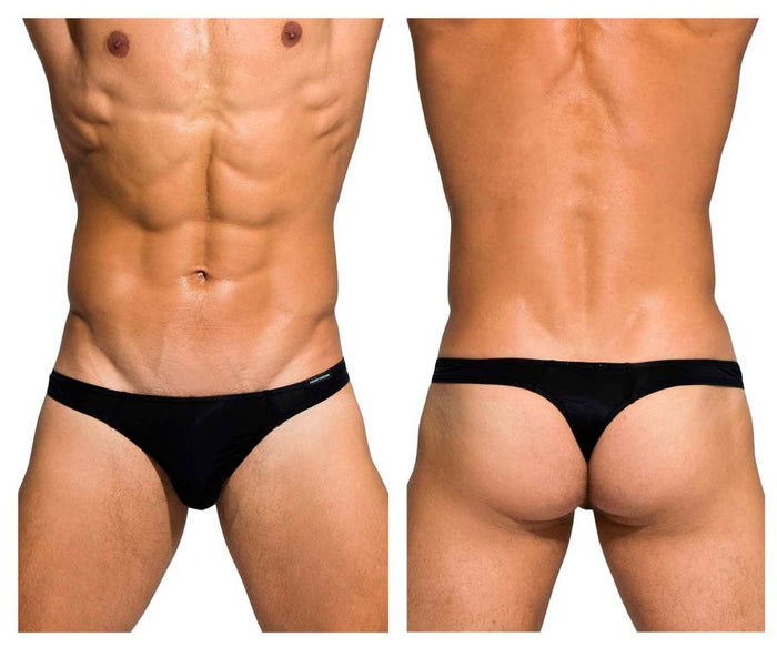 clever moda Private Structure DGEMU3545BT Desire Glaze Thong Color Black