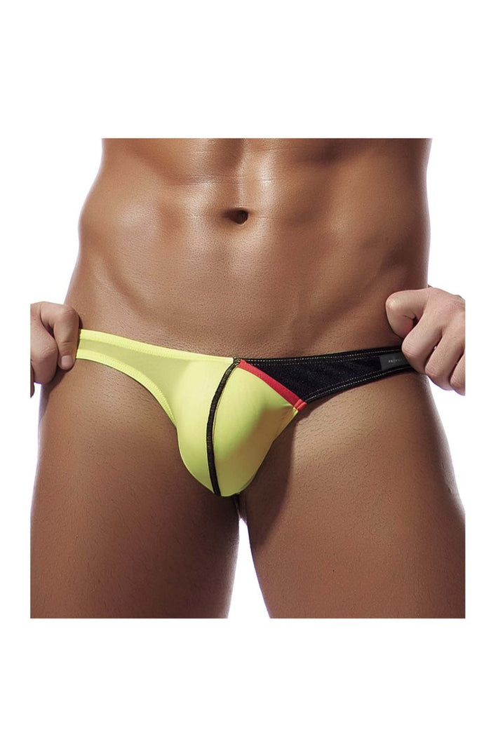 Clever Moda Private Structure DGUY4025 Desire Glaze G-String Color Yellow