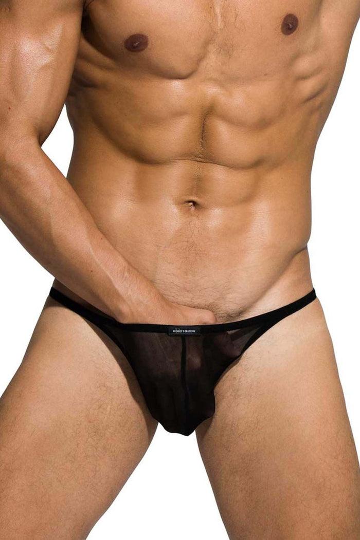 Clever Moda Private Structure DIAMU3454BT Desire Intima Low Rise Bikini Color Black