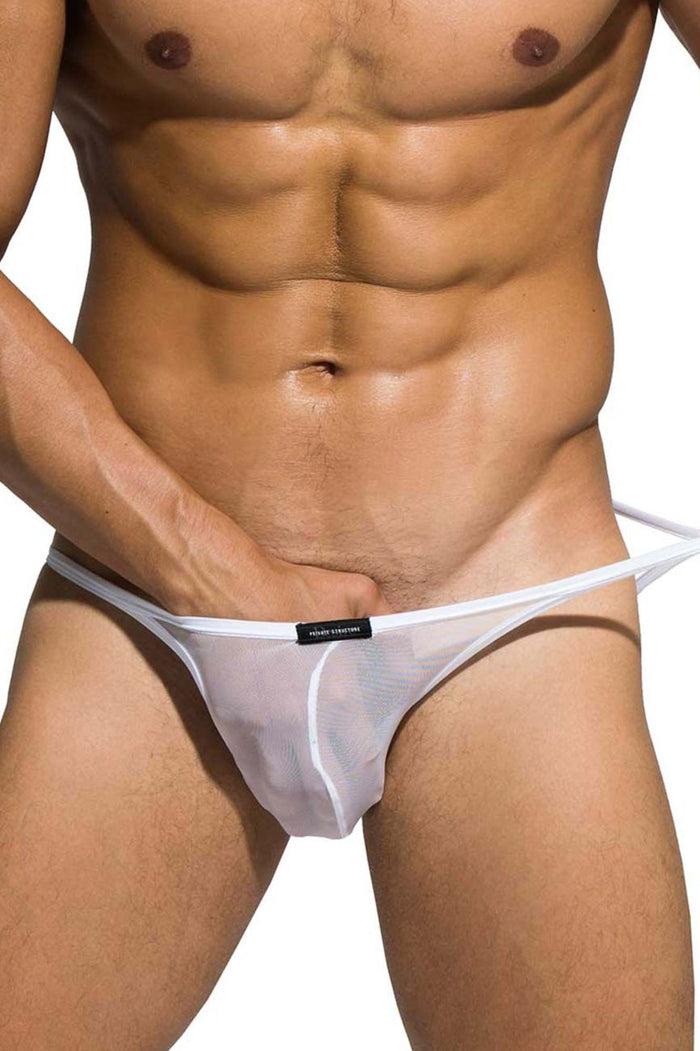 Clever Moda Private Structure DIAMU3454BT Desire Intima Low Rise Bikini Color White