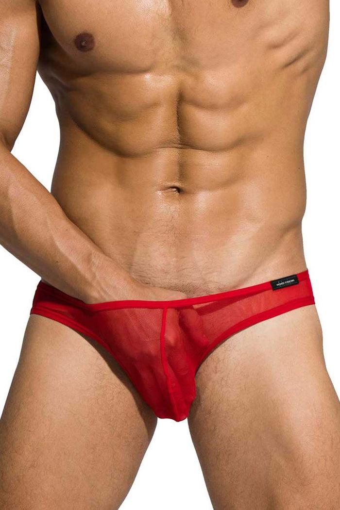 Clever Moda Private Structure DIAMU3455BT Desire Intima Low Rise Bikini Color Red