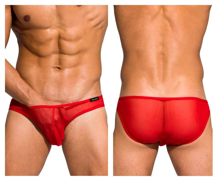 clever moda Private Structure DIAMU3455BT Desire Intima Low Rise Bikini Color Red