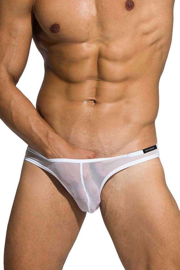 Clever Moda Private Structure DIAMU3455BT Desire Intima Low Rise Bikini Color White