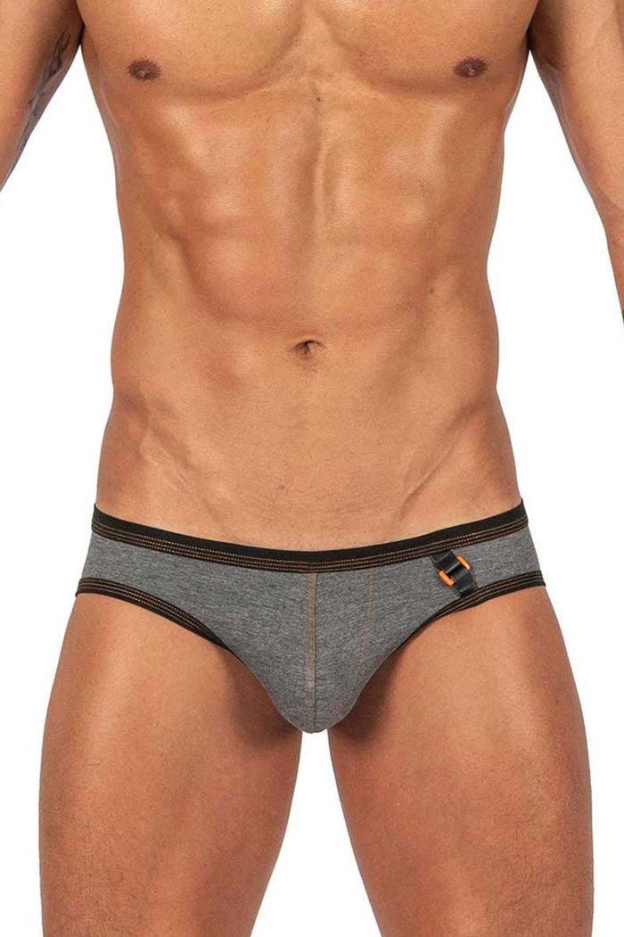 Clever Moda Private Structure LCUT4358 Barn Boy Low Rise Mini Brief Color Stone Gray