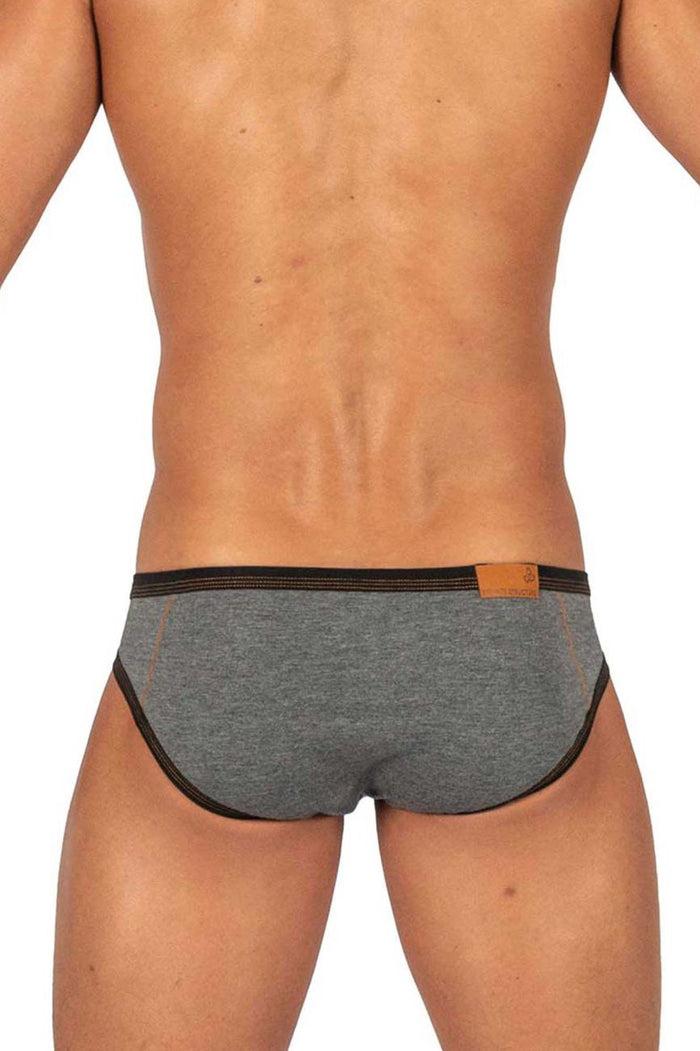 Clever Moda Private Structure LCUT4358 Barn Boy Low Rise Mini Brief Color Stone Gray