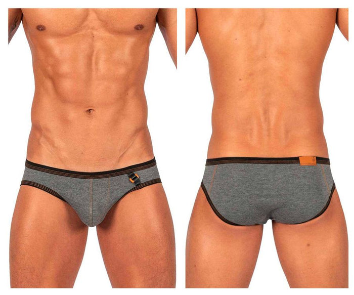 clever moda Private Structure LCUT4358 Barn Boy Low Rise Mini Brief Color Stone Gray