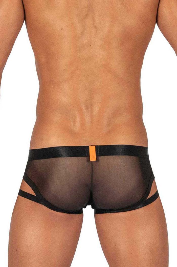 Clever Moda Private Structure LCUT4419 Alpha Low Waist Garter Mini Color Black