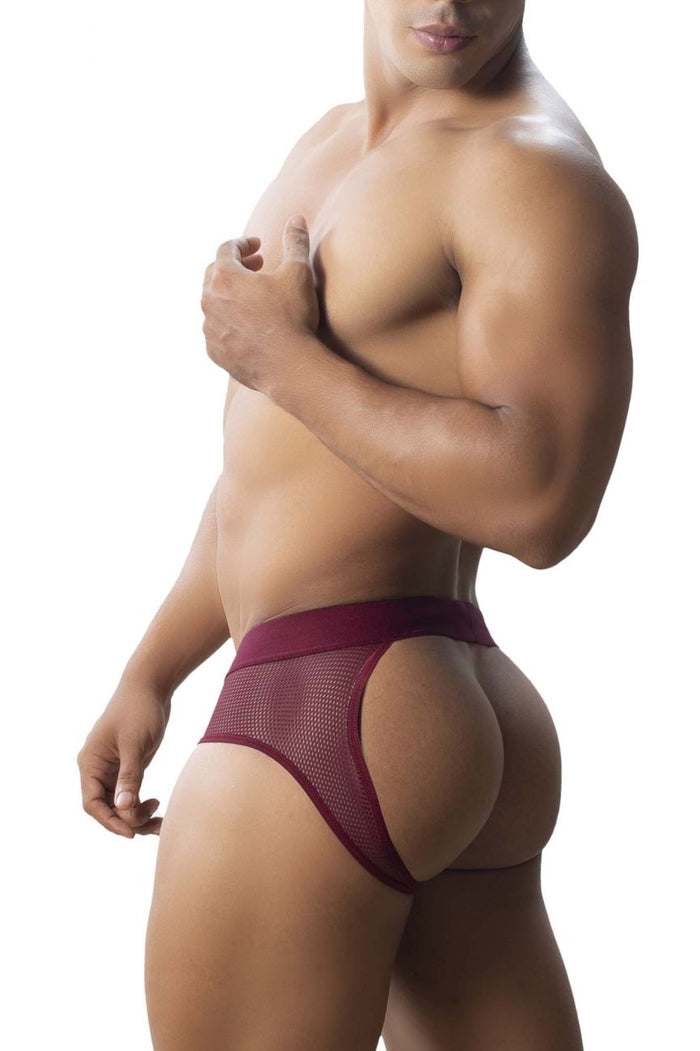 Clever Moda Roger Smuth RS039 Jockstrap Color Burgundy