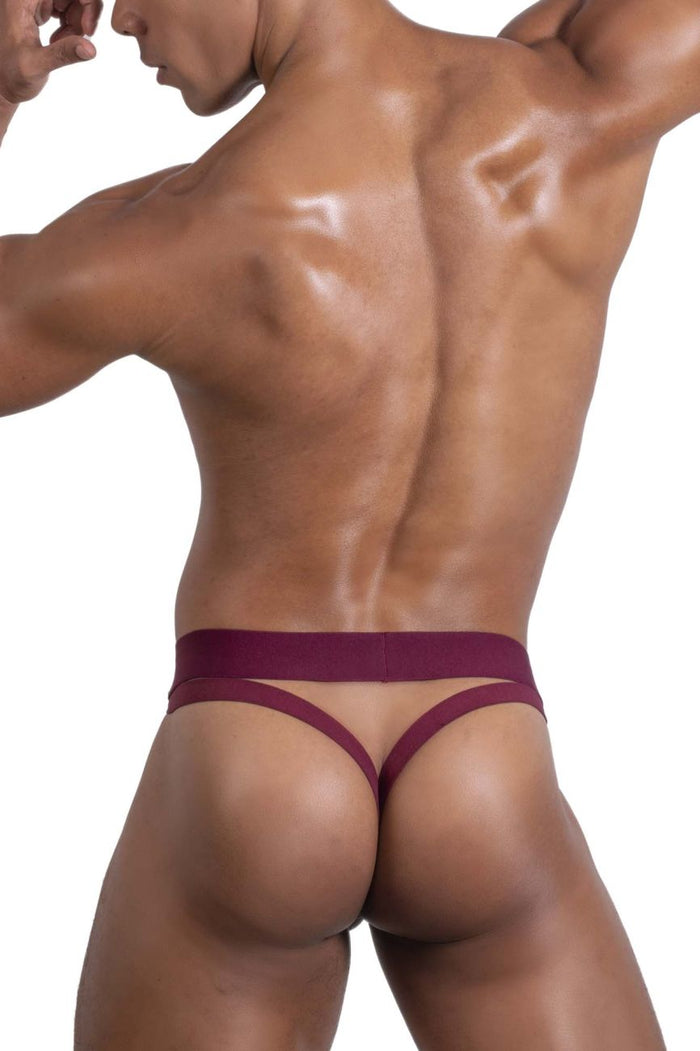 Clever Moda Roger Smuth RS086 Jock-Thong Color Burgundy