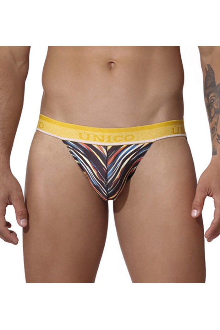 Clever Moda Unico 22020301203 Fragmentado Jockstrap Color 63-Printed