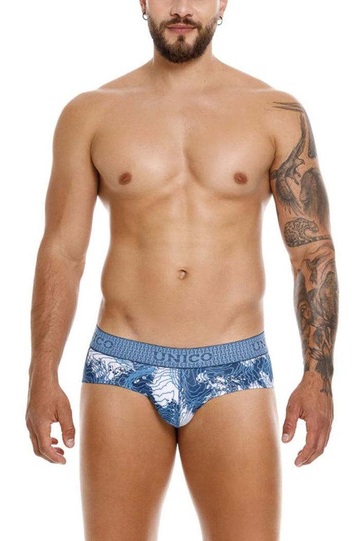 Clever Moda Unico 25020101117 Barniz Briefs Color 46-Blue