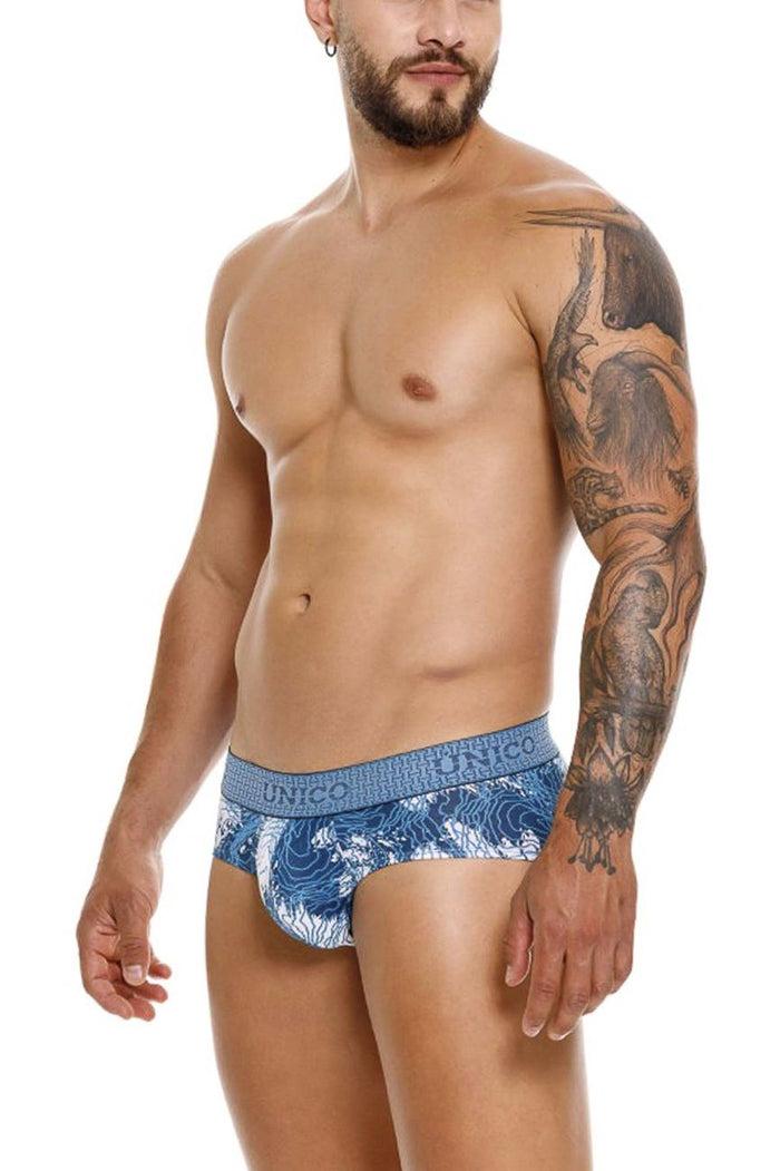 Clever Moda Unico 25020101117 Barniz Briefs Color 46-Blue