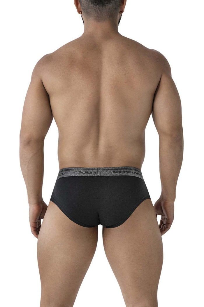 Clever Moda Xtremen 41315 Cotton Blend Briefs Color Black
