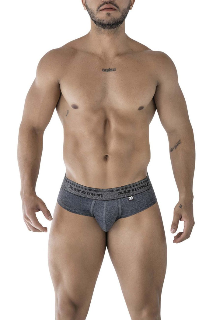Clever Moda Xtremen 41315 Cotton Blend Briefs Color Cross