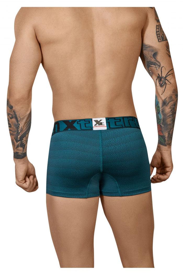 Clever Moda Xtremen 51449C Geometric Jacquard Trunk Color Petrol