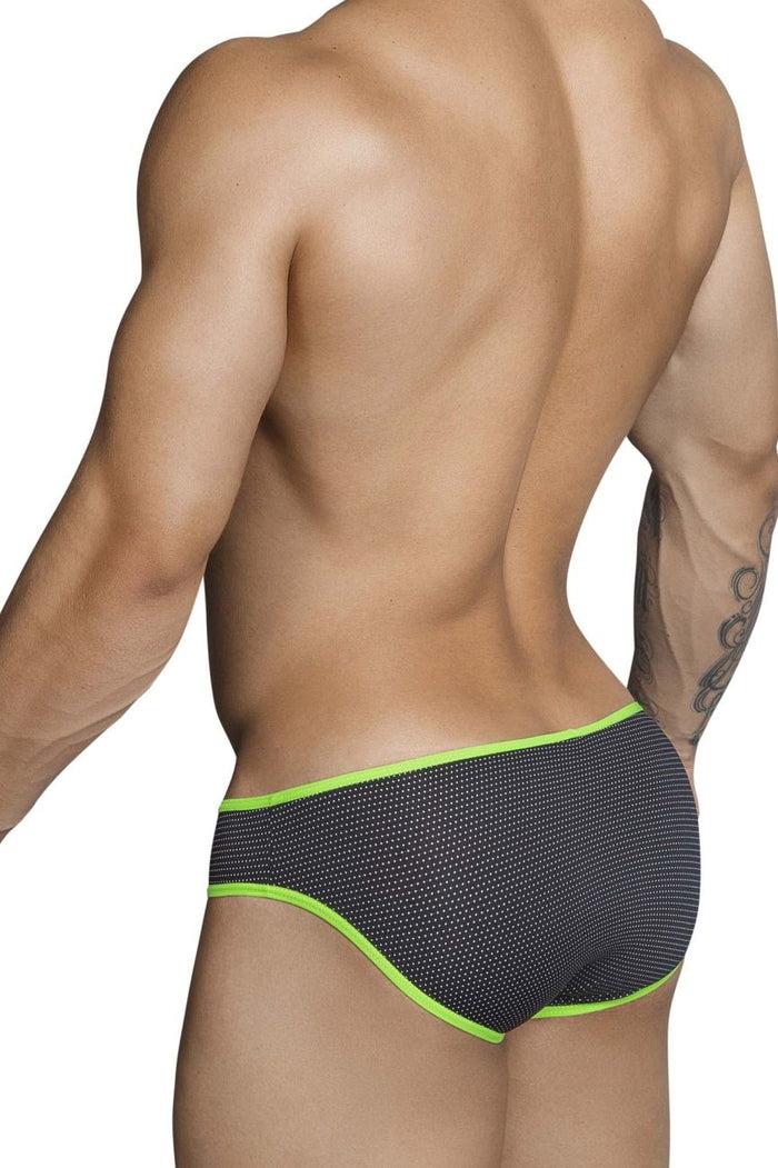 Clever Moda Xtremen 91021-3 3PK Briefs Color Black-Gray-Blue