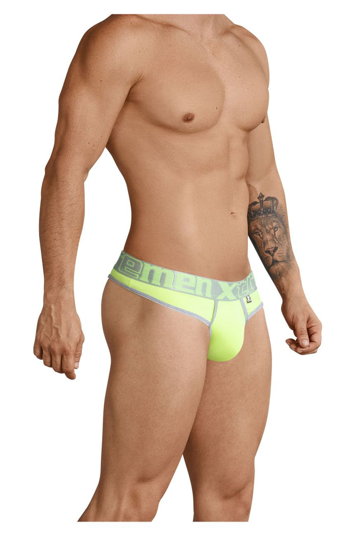 Clever Moda Xtremen 91031X-3 3PK Thongs Color Green-White-Fuchsia