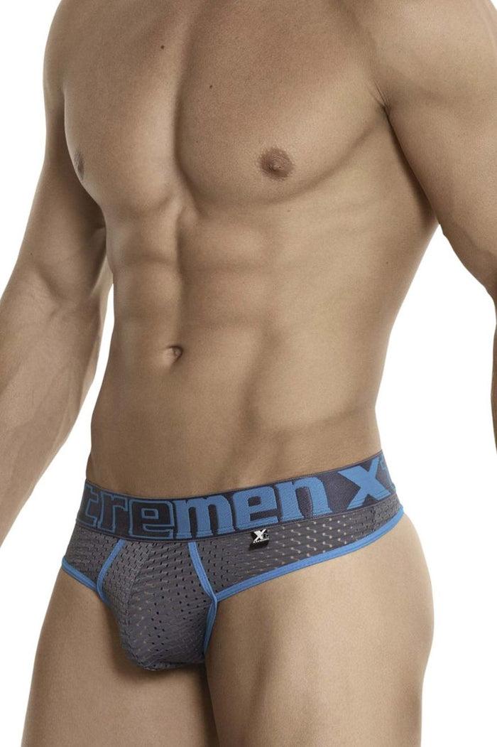 Clever Moda Xtremen 91036X-3 3PK Thongs Color White-Gray-Blue