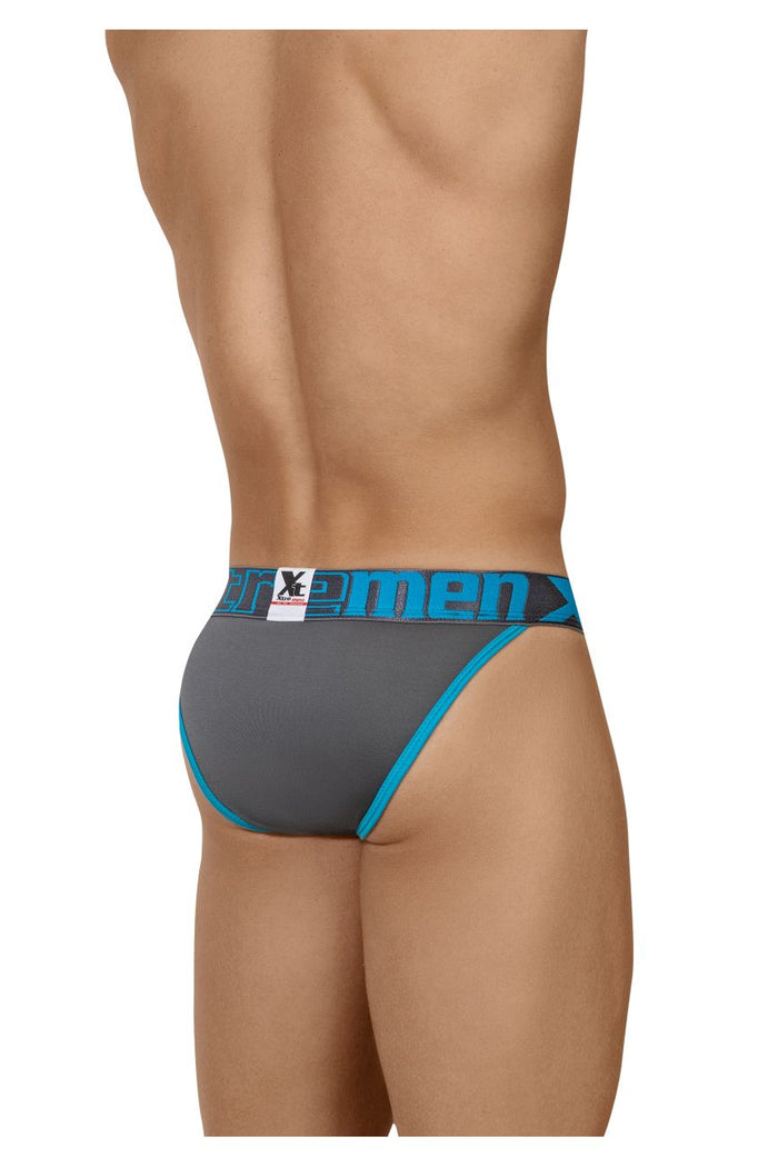 Clever Moda Xtremen 91057X-3 3PK Bikini Color Gray-Blue-Pink