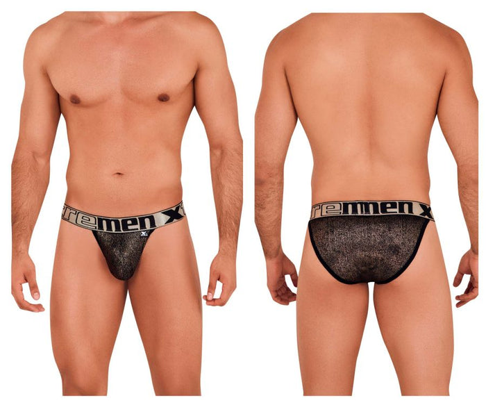 clever moda Xtremen 91089X Frice Microfiber Bikini Color Black