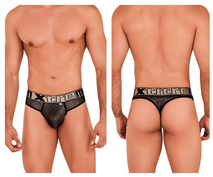 clever moda Xtremen 91091X Frice Microfiber Thongs Color Black