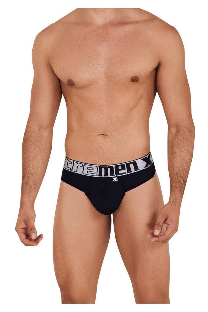 Clever Moda Xtremen 91094 Microfiber Thongs Color Black
