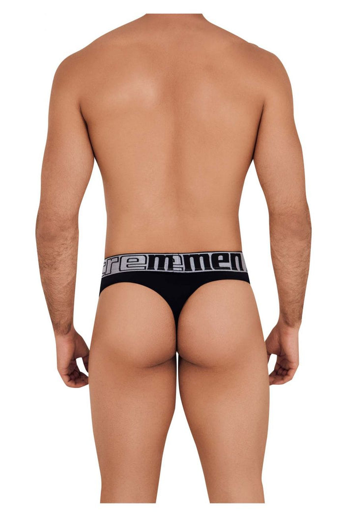 Clever Moda Xtremen 91094 Microfiber Thongs Color Black