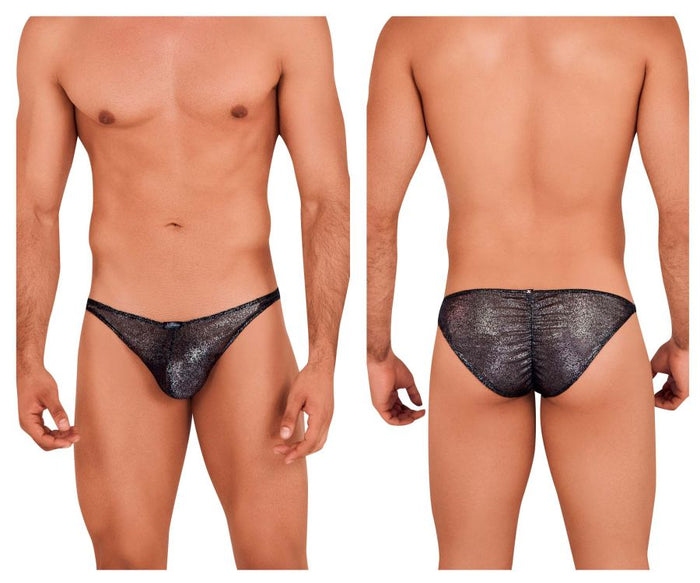 clever moda Xtremen 91097X Microfiber Bikini Color Black