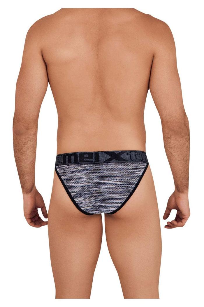 Clever Moda Xtremen 91098X Microfiber Mesh Bikini Color Black