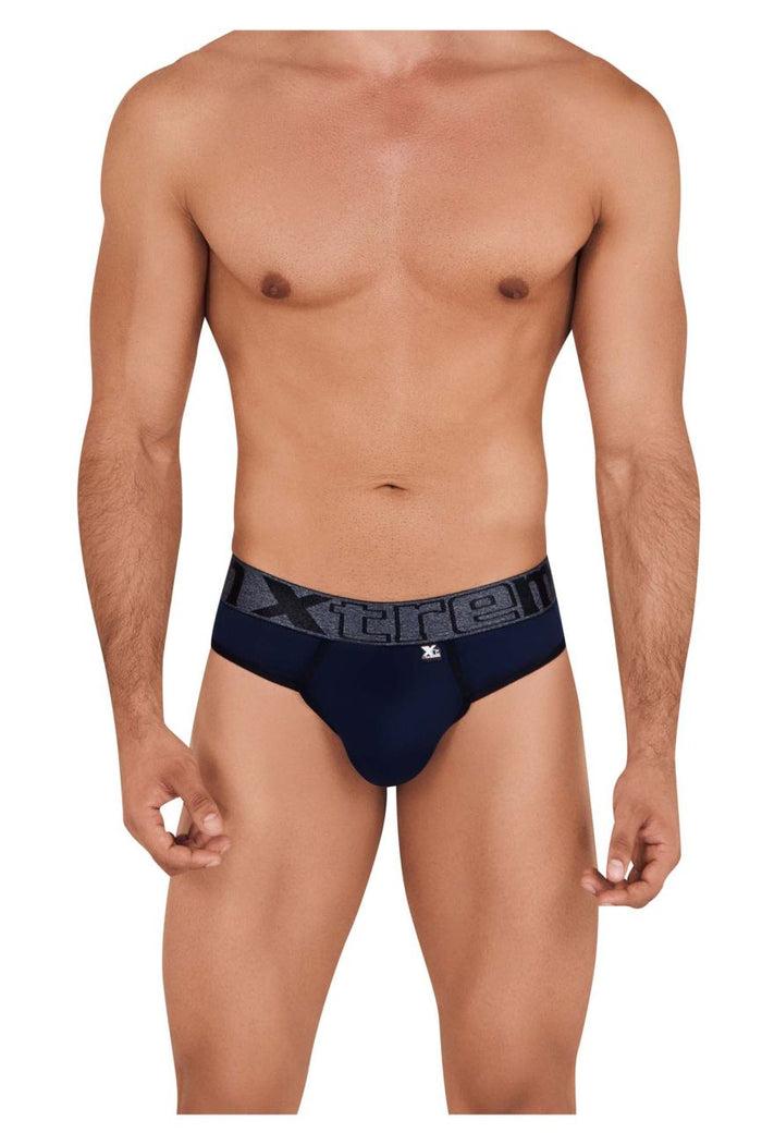 Clever Moda Xtremen 91101X Microfiber Thongs Color Dark Blue