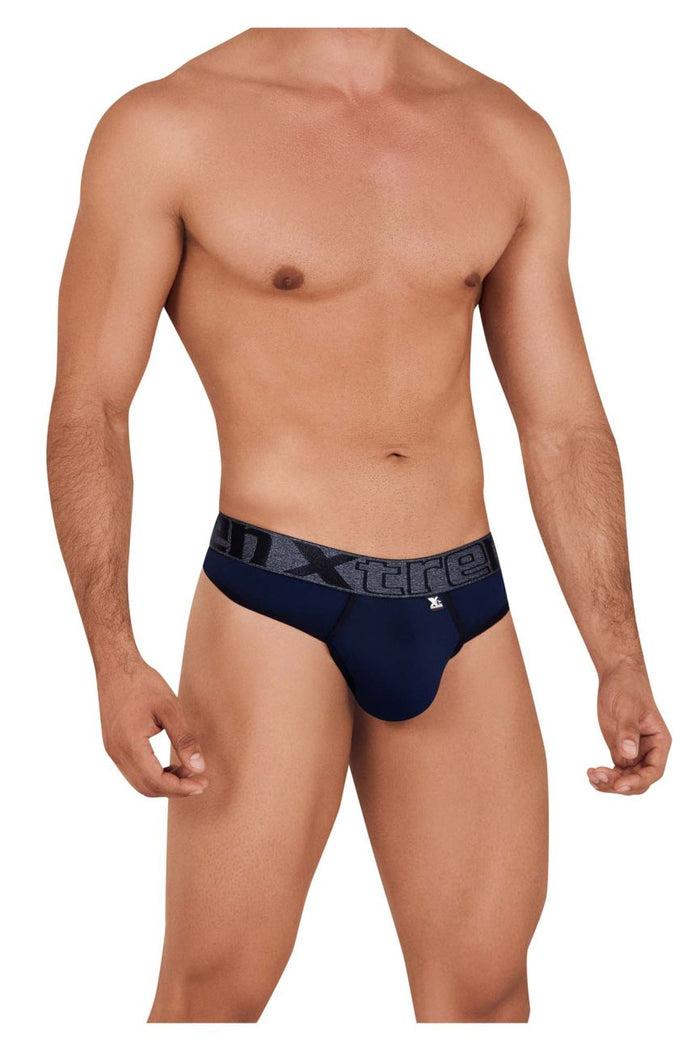 Clever Moda Xtremen 91101X Microfiber Thongs Color Dark Blue