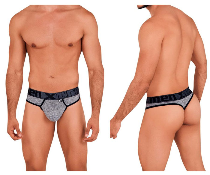 clever moda Xtremen 91101X Microfiber Thongs Color Jasper Gray