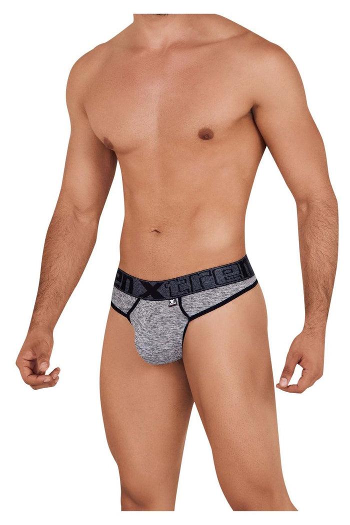 Clever Moda Xtremen 91101X Microfiber Thongs Color Jasper Gray