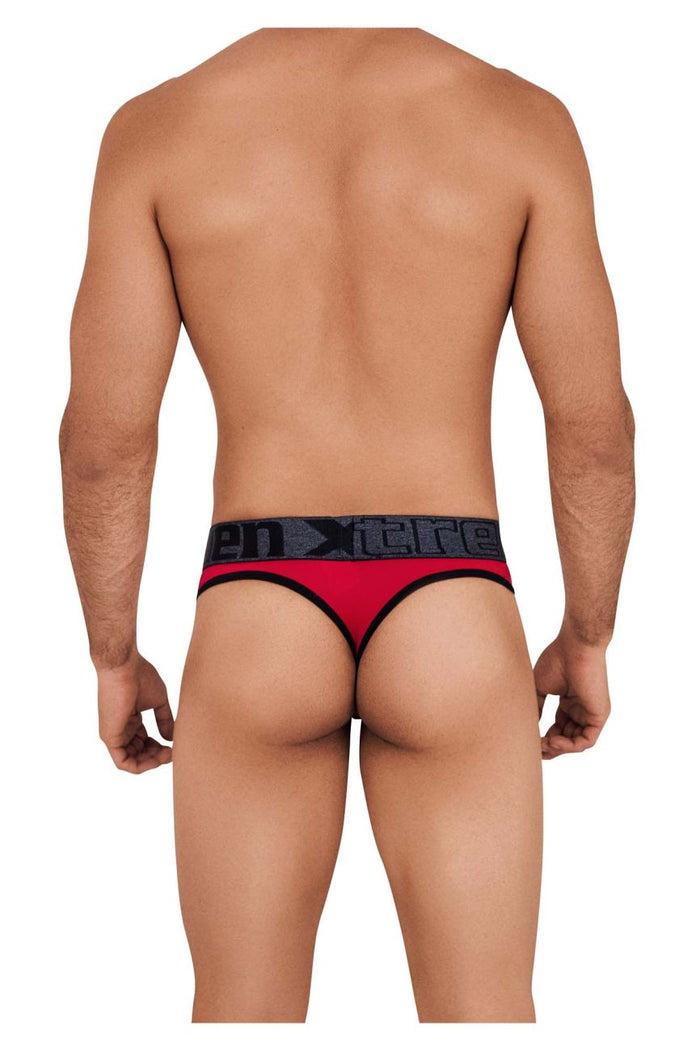 Clever Moda Xtremen 91101X Microfiber Thongs Color Red