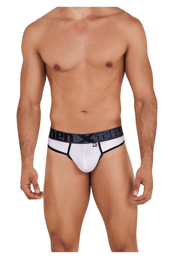 Clever Moda Xtremen 91101X Microfiber Thongs Color White