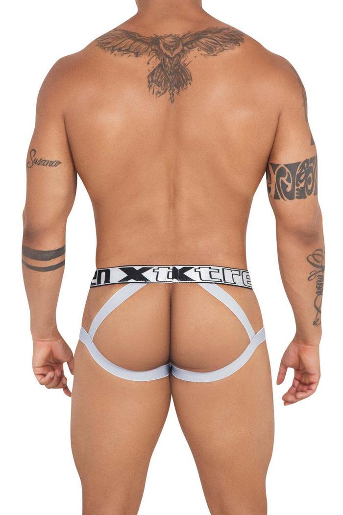 Clever Moda Xtremen 91118 Lace Jockstrap Color Rosewood