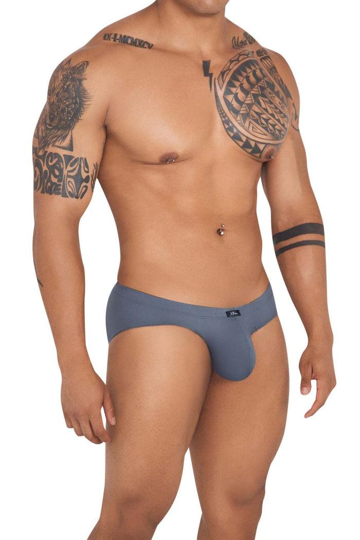 Clever Moda Xtremen 91142 Ultra-soft Briefs Color Dark Gray