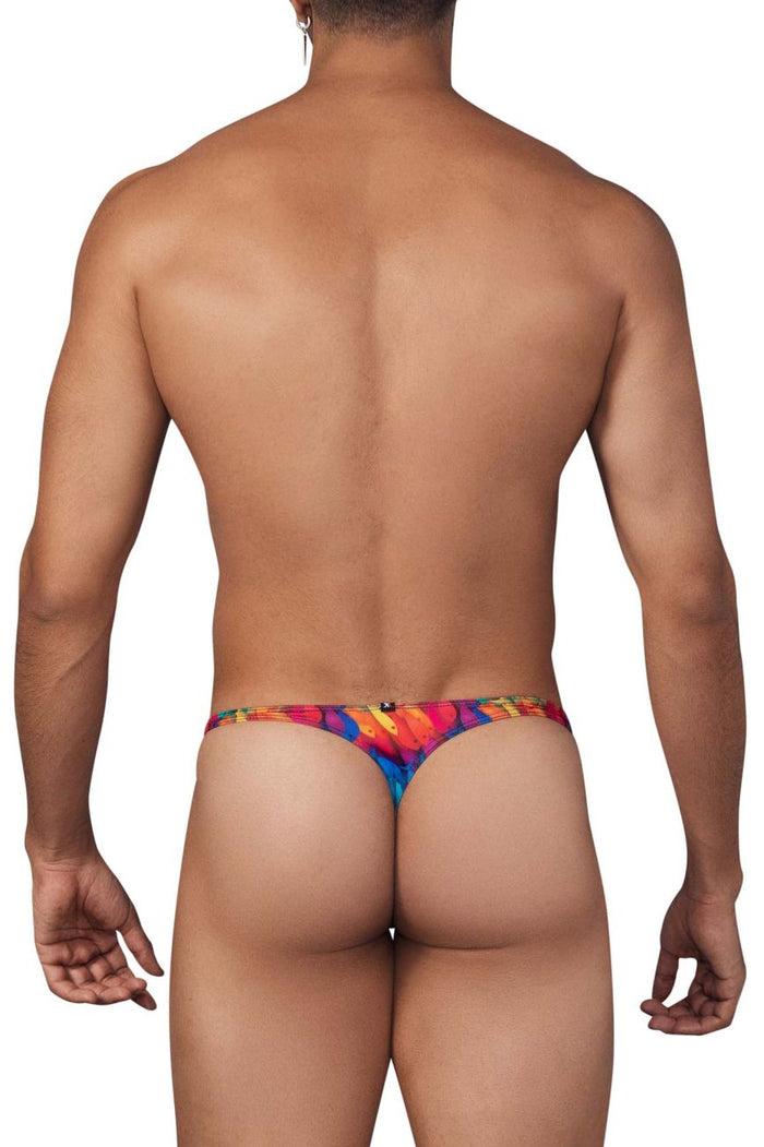 Clever Moda Xtremen 91146 Printed Microfiber Thongs Color Rainbow Prism