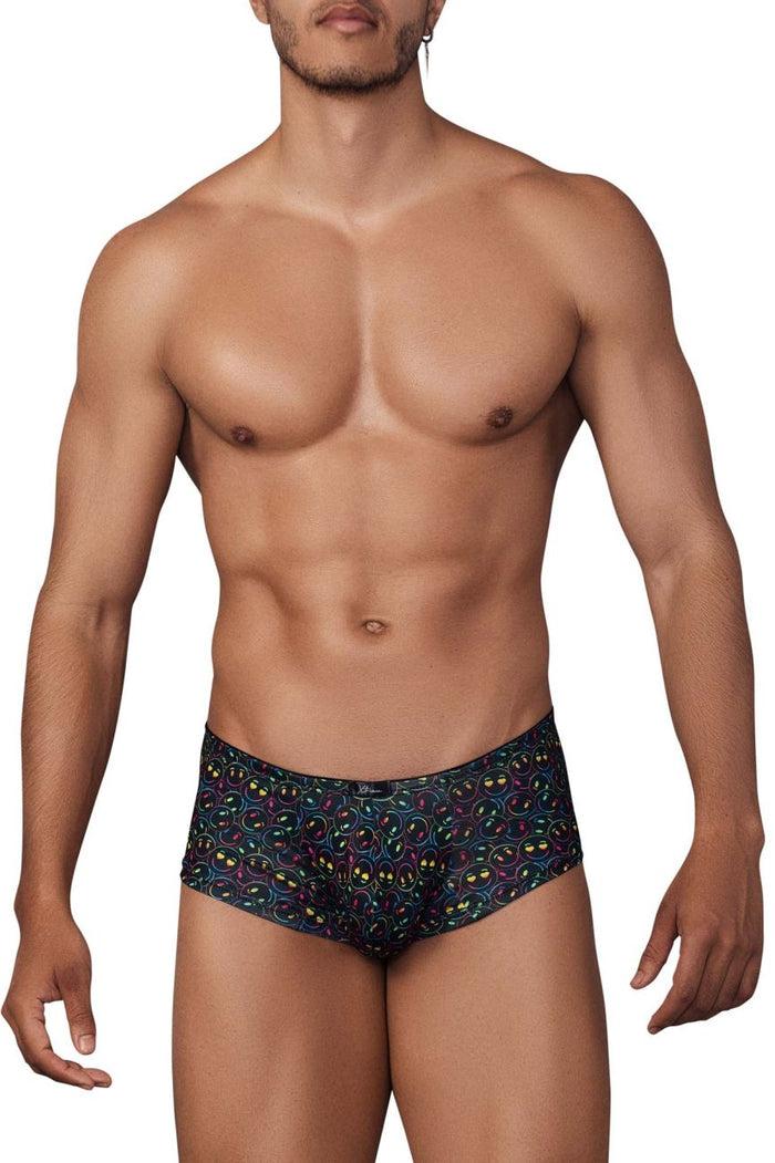 Clever Moda Xtremen 91147 Printed Microfiber Trunks Color Smiley Face