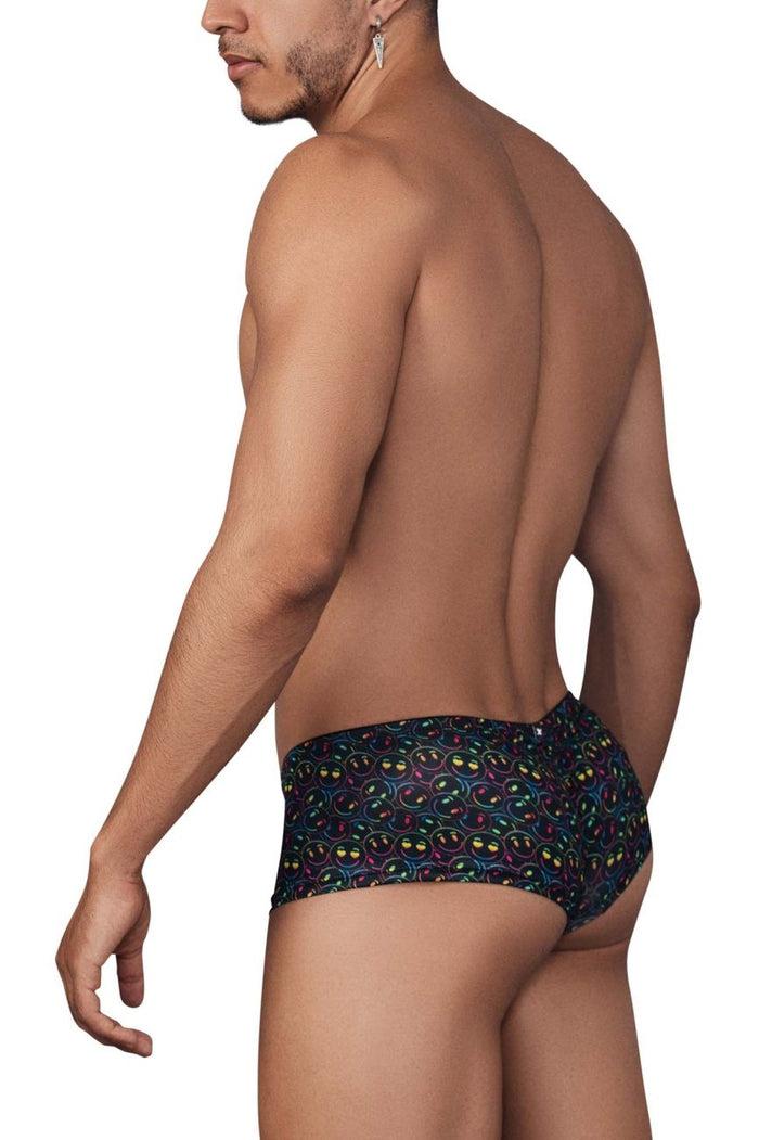 Clever Moda Xtremen 91147 Printed Microfiber Trunks Color Smiley Face