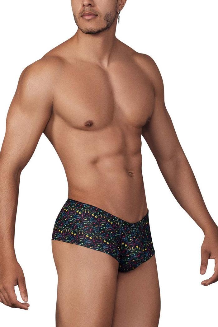 Clever Moda Xtremen 91147 Printed Microfiber Trunks Color Smiley Face