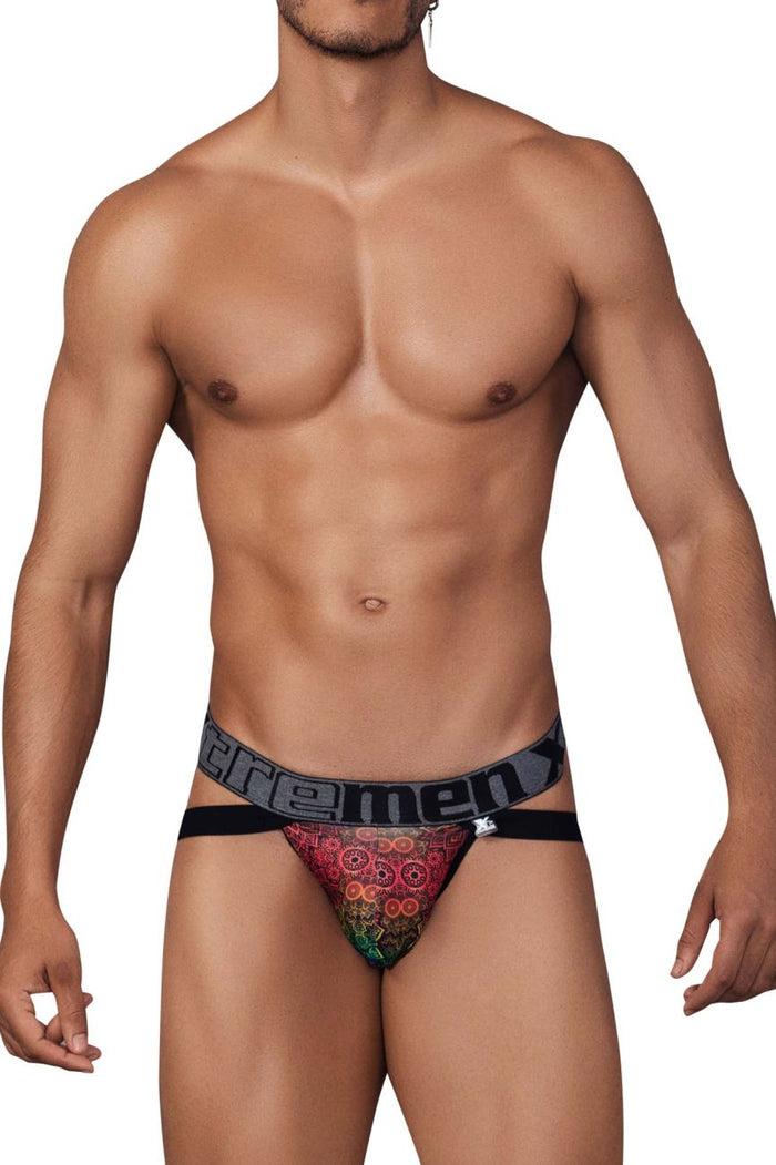 Clever Moda Xtremen 91148 Printed Microfiber Jockstrap Color Mandala