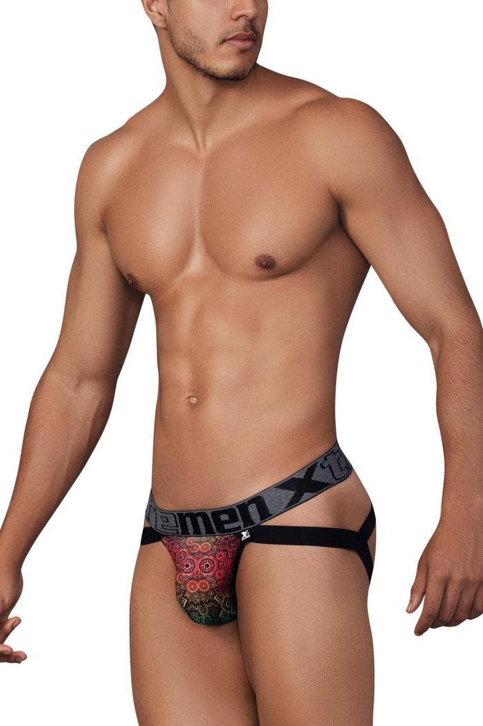 Clever Moda Xtremen 91148 Printed Microfiber Jockstrap Color Mandala